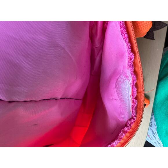 Kids Dinosaur Backpack – Orange with 3D Tail & Spikes - Picture 5 of 7